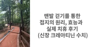 썸네일 맨발 걷기를 통한 접지의 원리 효능과 실제 치유 후기