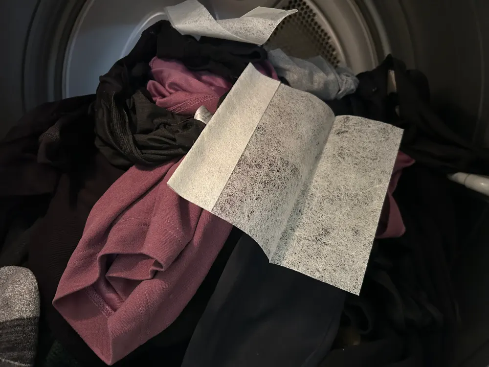 건조기 시트 이용해서 옷 건조하기 