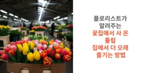 플로리스트가-알려주는-꽃집에서-사-온-튤립-집에서 -더-오래-즐기- 방법-썸네일