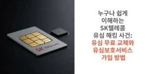 누구나-쉽게 -이해하는 -SK-텔레콤 -유심-해킹-사건-유심-무료-교체와-유심보호서비스-가입-방법-썸네일