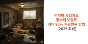반지하 -세입자도-풍수해-보험료-최대-92%-지원받는-방법-2025-최신-썸네일