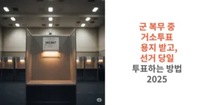 군-복무-중-거소투표-용지-받고-선거-당일-투표하는-방법 2025-썸네일