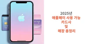 2025년-애플페이-사용-가능 -카드사-및-매장-총정리