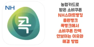 농협카드로-받은-소비쿠폰-NH스마트뱅킹-올원뱅크-콕뱅크에서-소비쿠폰-잔액-안보이는-이유와-해결-방법-썸네일