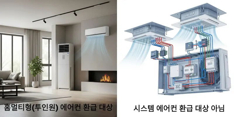 투인원-에어컨-vs-시스템-에어컨