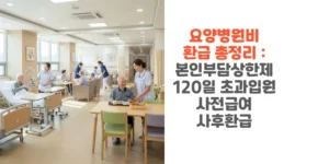 요양병원비-환급-총정리-본인부담상한제-120일-초과-입원-사전급여-사후환급-썸네일