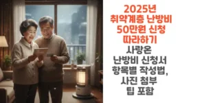 2025년-취약계층-난방비 -50만원-신청-따라하기-사라온-난방비-신청서-작성법