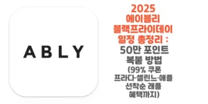 2025-에이블리-블랙프라이데이-일정-총정리-50만-포인트-복붙-방법-99%-쿠폰-프라다-셀린느-애플-선착순-래플 -혜택까지-썸네일