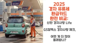 2025-경차-유류세-환급-카드-완전-비교-신한 경차사랑-Life-vs-GS칼텍스-경차사랑-체크-어떤 게-더-많이-돌려받나-썸네일