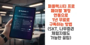 퍼플렉시티-프로-페이팔-계정-연동으로-1년-무료로-구독하는 방법-SKT-나무증권-체험자들도-가능한-꿀팁-썸네일