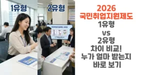 2026-국민취업지원제도 -1유형-vs-2유형-차이-비교-누가-얼마-받는지-바로-보기-썸네일