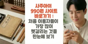 사주아이-990원-사이트-바로가기-처음-이용자들이-가장-많이-헷갈리는-것들-한눈에-보기-썸네일