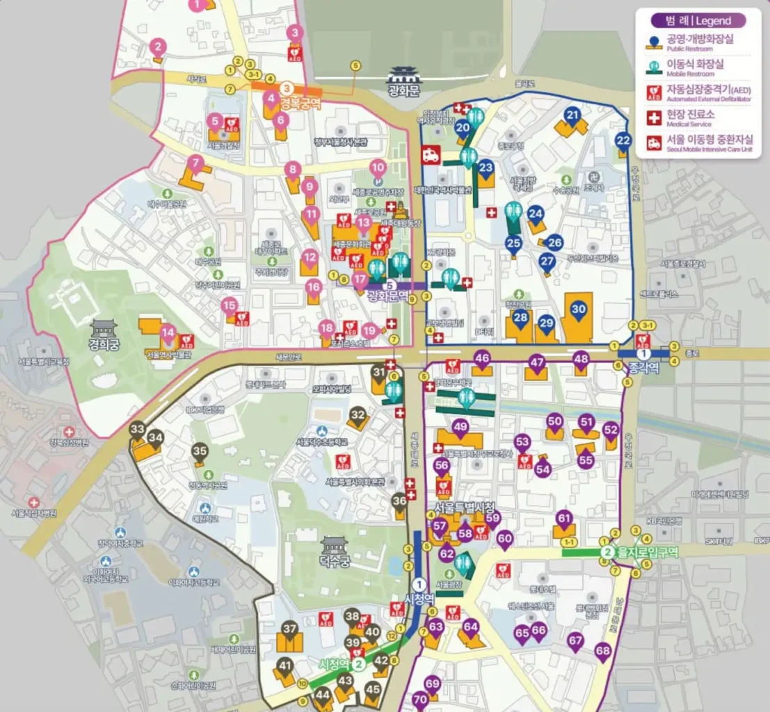 BTS-광화문-콘서트-화장실-찾기-지도-이미지