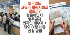 외국인도-고유가-피해지원금 -받을까-결혼이민자-영주권자-외국인-배우자-해외-여행-체류-신청-방법-썸네일