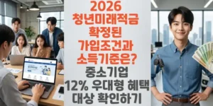 2026-청년미래적금-확정된-가입조건과-소득기준은-중소기업-12%-우대형-혜택-대상 -확인하기-썸네일