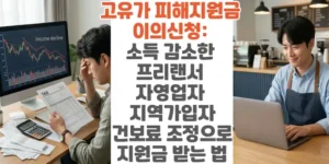 고유가-피해지원금-이의신청-소득-감소한-프리랜서-자영업자-지역가입자-건보료-조정으로-지원금-받는-법-썸네일