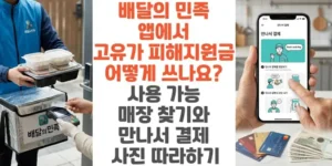배달의-민족-앱에서-고유가-피해지원금-어떻게-쓰나요-사용-가능-매장-찾기와-만나서 -결제-사진-따라하기-썸네일