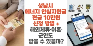 성남시-에너지-안심지원금-현금-10만원-신청-방법-해외체류-이혼-군인도-받을-수-있을까