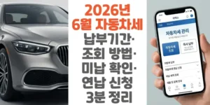 2026년-6월-자동차세-납부기간-조회-방법-미납-확인-연납-신청-3분-정리-썸네일